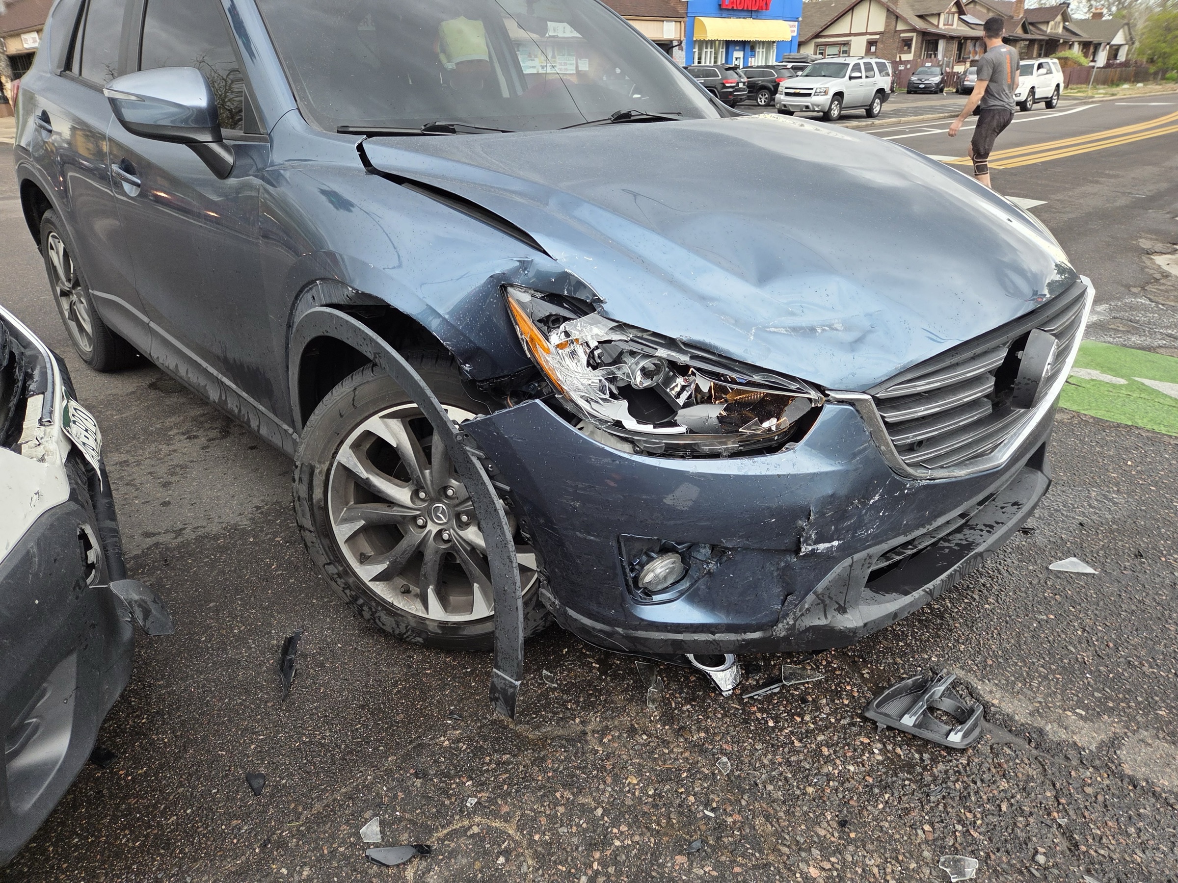 Vehicle before collision repair