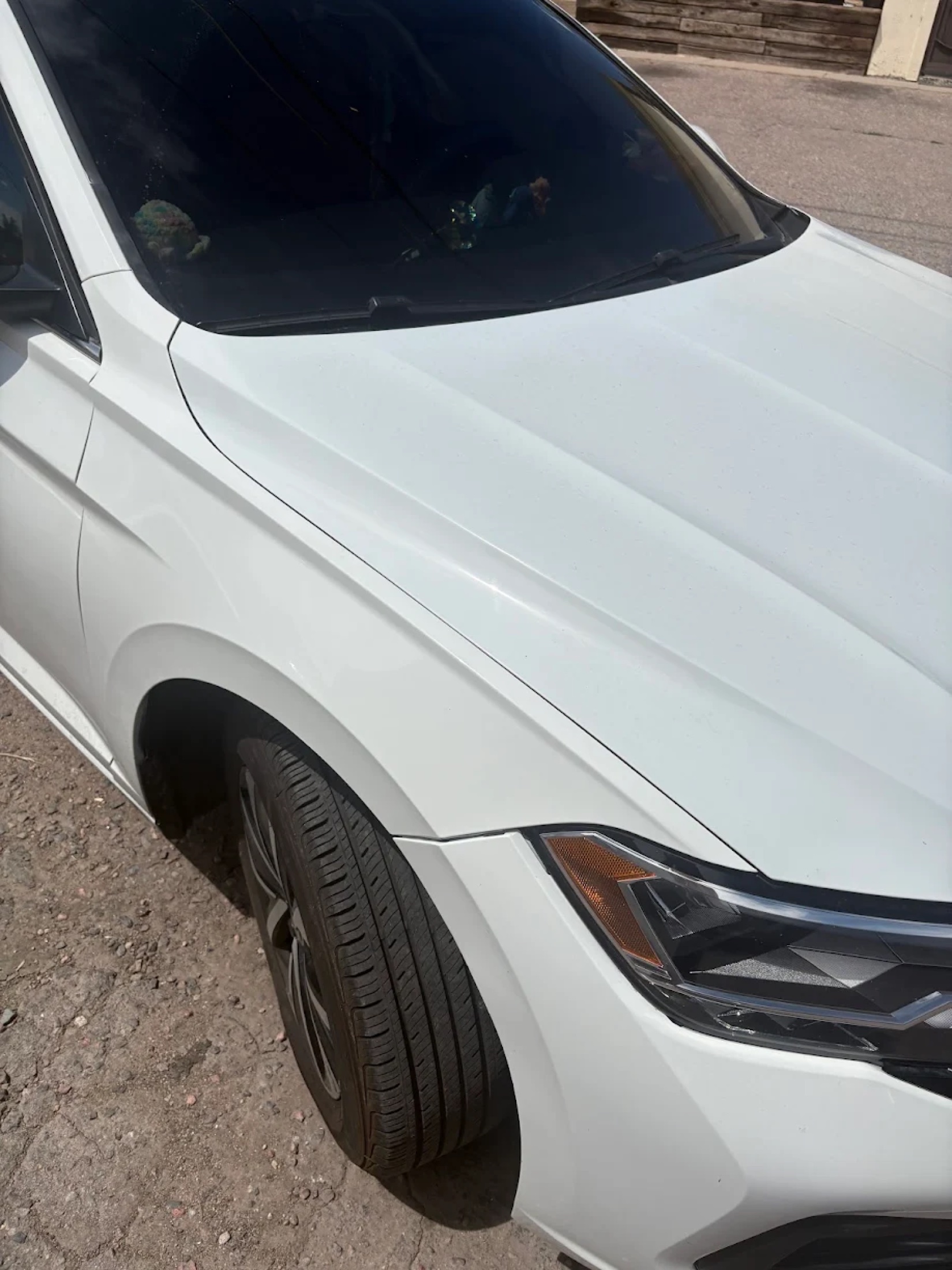 Vehicle after body repair
