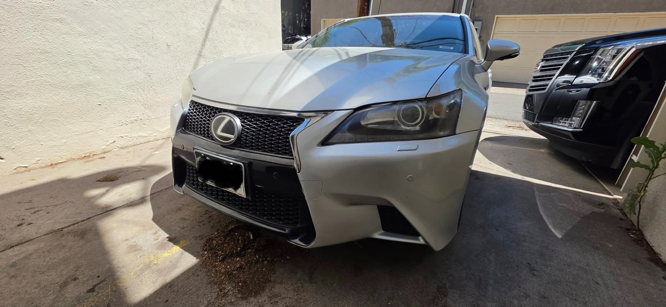 Vehicle after bumper repair